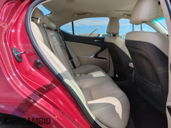 2012 Lexus IS 250 с VIN JTHCF5C27C5059137, выставлен на аукционе Copart как лот 57426615 с пробегом Не указан миль и Списание • Salvage title. История ставок и продаж доступна на DreamBid. Изображение 10.