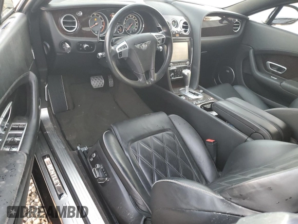 2013 Bentley Continental GT with VIN SCBFT7ZAXDC081537, listed as a Copart auction lot 77930564 with 31,107 mi miles and Salvage Title. Bid and sale history available at DreamBid. Image 8.