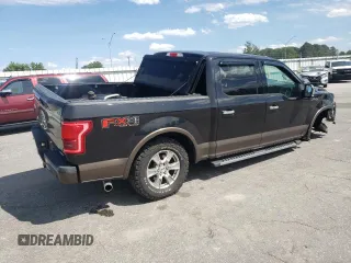 2015 Ford F-150 XLT with VIN 1FTEW1EF2FKE26597, listed as a Copart auction lot 58212385 with 123,756 mi miles and Salvage title. Bid and sale history available at DreamBid. Image 3.