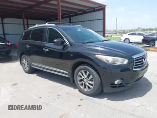 2014 Infiniti QX60 with VIN 5N1AL0MM4EC506179, listed as a IAAI auction lot 42843336 with 189,417 mi miles and . Bid and sale history available at DreamBid. Image 1.