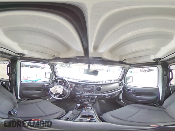 2022 Jeep Wrangler Unlimited Sport S with VIN 1C4HJXDG7NW150546, listed as a Copart auction lot 52297485 with 43,156 mi miles and Salvage title. Bid and sale history available at DreamBid. Image 12.