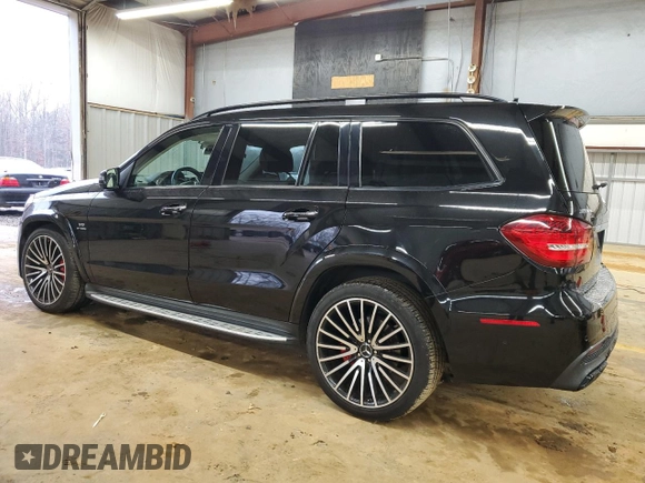 2017 Mercedes-Benz GLS with VIN 4JGDF7FE5HA918226, listed as a Copart auction lot 84388874 with 56,633 mi miles and Salvage Title. Bid and sale history available at carsss.com. Image 2.