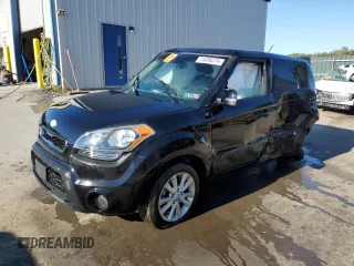 2013 Kia Soul + with VIN KNDJT2A62D7589589, listed as a Copart auction lot 74496074 with 0 mi miles and Salvage Title. Bid and sale history available at carsss.com. Image 1.