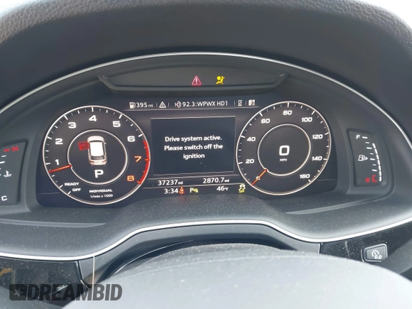 2019 Audi Q7 Premium Plus z VIN WA1LAAF71KD000972, wystawiony jako IAAI lot #42009446 z przebiegiem 37 237 mil mil oraz . Historia ofert i sprzedaży dostępna na DreamBid. Obrazek 7.