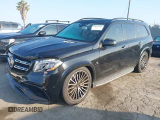 2018 Mercedes-Benz GLS 63 AMG z VIN 4JGDF7FE8JB036709, wystawiony jako IAAI lot #39815987 z przebiegiem 73 404 mil mil oraz . Historia ofert i sprzedaży dostępna na DreamBid. Obrazek 2.