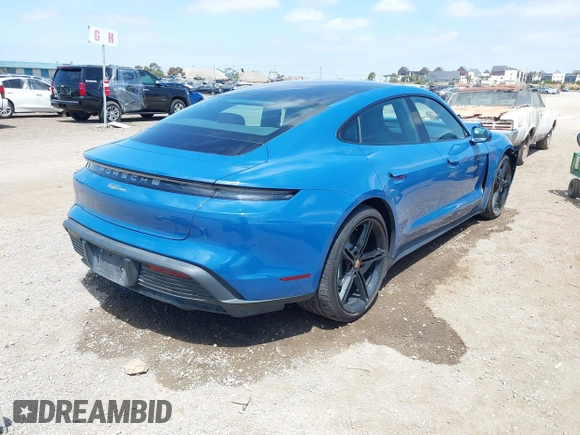 2021 Porsche Taycan with VIN WP0AA2Y14MSA17231, listed as a IAAI auction lot 41794765 with 49,092 mi miles and . Bid and sale history available at DreamBid. Image 4.