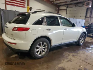 2008 Infiniti FX with VIN JNRAS08W18X209287, listed as a Copart auction lot 51643445 with 101,437 mi miles and Salvage title. Bid and sale history available at DreamBid. Image 3.