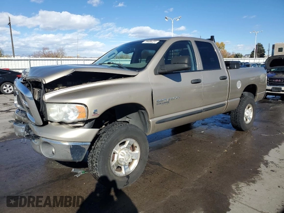 2005 Dodge Ram 2500 SLT with VIN 3D7KS28C85G850111, listed as a Copart auction lot 79406224 with 319,610 mi miles and Salvage Title. Bid and sale history available at carsss.com. Image 1.