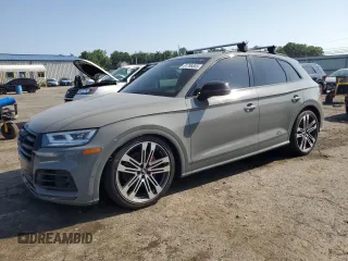 2019 Audi SQ5 Prestige с VIN WA1C4AFY9K2039823, выставлен на аукционе Copart как лот 61786855 с пробегом 84 616 миль миль и Чистый • Clean title. История ставок и продаж доступна на DreamBid. Изображение 1.