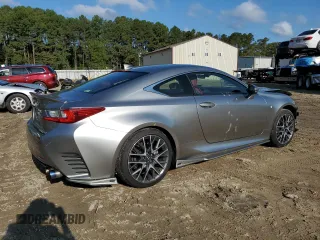 2017 Lexus RC with VIN JTHSM5BC4H5003210, listed as a Copart auction lot 70782574 with 38,545 mi miles and Salvage Title. Bid and sale history available at carsss.com. Image 3.