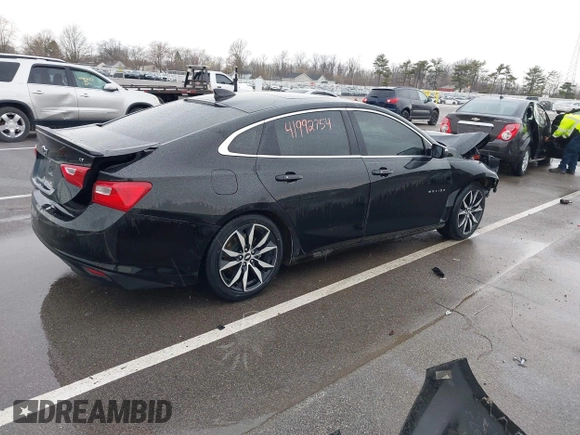2018 Chevrolet Malibu LT with VIN 1G1ZD5ST7JF194369, listed as a IAAI auction lot 41992754 with 95,019 mi miles and . Bid and sale history available at DreamBid. Image 4.