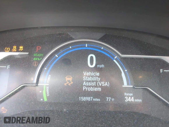 2018 Honda Clarity z VIN JHMZC5F10JC015706, wystawiony jako IAAI lot #42290573 z przebiegiem 158 987 mil mil oraz . Historia ofert i sprzedaży dostępna na DreamBid. Obrazek 7.