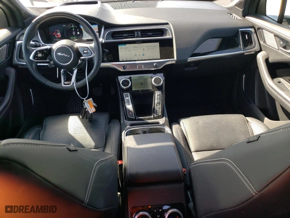 2019 Jaguar I-PACE HSE with VIN SADHD2S16K1F68962, listed as a Copart auction lot 59920004 with 37,087 mi miles and Salvage Title. Bid and sale history available at carsss.com. Image 8.