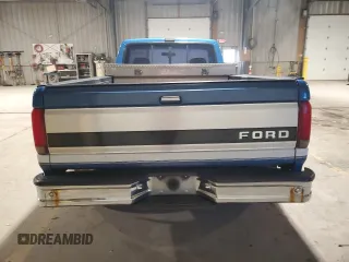 1992 Ford F-150 with VIN 2FTEF14Y3NCA58484, listed as a Copart auction lot 80323794 with 345,899 mi miles and Salvage Title. Bid and sale history available at carsss.com. Image 6.