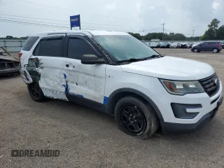 2016 Ford Utility Police Interceptor with VIN 1FM5K8AR6GGD31450, listed as a Copart auction lot 74237674 with 51,949 mi miles and Salvage Title. Bid and sale history available at carsss.com. Image 4.
