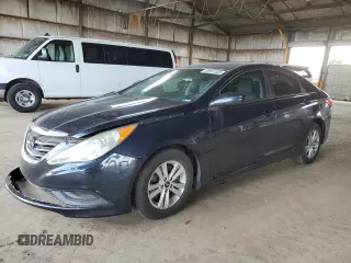 2014 Hyundai Sonata GLS with VIN 5NPEB4AC0EH854822, listed as a Copart auction lot 43057365 with 173,438 mi miles and Salvage Title. Bid and sale history available at carsss.com. Image 1.