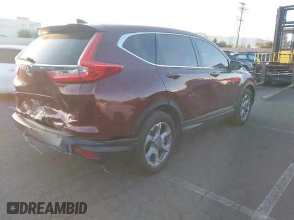 2018 Honda CR-V EX with VIN 7FARW1H57JE055662, listed as a IAAI auction lot 41804633 with 79,598 mi miles. Bid and sale history available at carsss.com. Image 4.