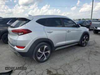 2018 Hyundai Tucson Sport with VIN KM8J33ALXJU759945, listed as a Copart auction lot 52822275 with 124,306 mi miles and Clean Title. Bid and sale history available at carsss.com. Image 3.