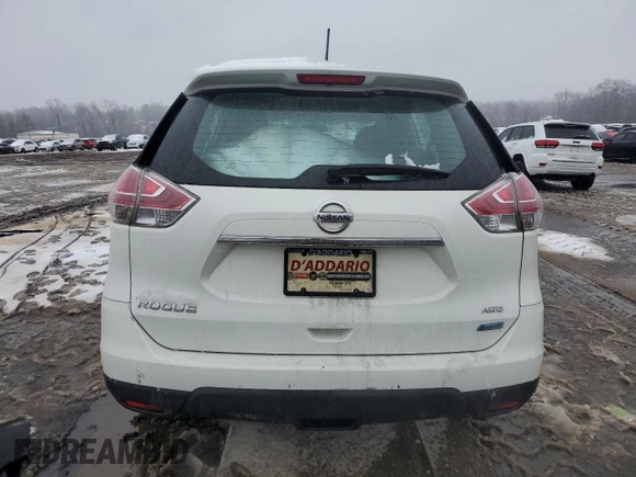 2014 Nissan Rogue S with VIN 5N1AT2MV4EC751410, listed as a Copart auction lot 44732015 with 138,720 mi miles and Salvage Title. Bid and sale history available at carsss.com. Image 6.