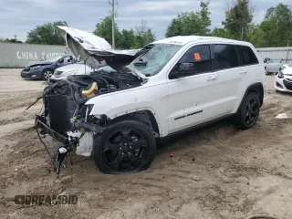 2018 Jeep Grand Cherokee Laredo E with VIN 1C4RJFAG0JC478034, listed as a Copart auction lot 55796175 with 55,472 mi miles and Non Repairable. Bid and sale history available at DreamBid. Image 1.