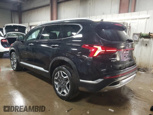 2022 Hyundai Santa Fe Limited with VIN 5NMS4DAL8NH386932, listed as a Copart auction lot 47879365 with 39,766 mi miles and Salvage Title. Bid and sale history available at carsss.com. Image 2.