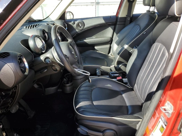 2013 MINI Cooper Countryman with VIN WMWZB3C50DWM09576, listed as a Copart auction lot 50203695 with 72,495 mi miles and Salvage Title. Bid and sale history available at carsss.com. Image 7.