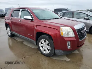 2010 GMC Terrain SLE-1 with VIN 2CTFLCEW4A6357727, listed as a Copart auction lot 74466284 with 0 mi miles and Salvage Title. Bid and sale history available at carsss.com. Image 4.