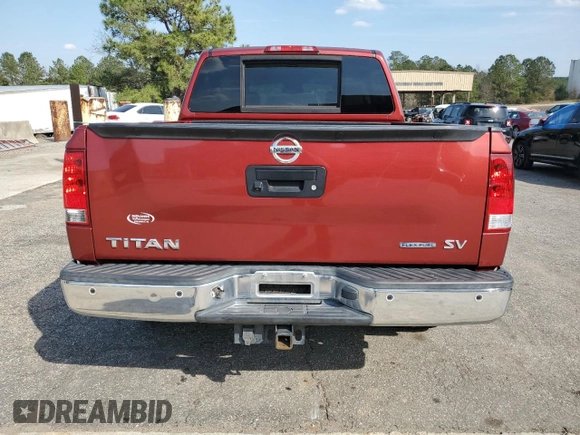 2014 Nissan Titan SV with VIN 1N6BA0ED0EN511331, listed as a Copart auction lot 48921865 with 119,373 mi miles and Salvage title. Bid and sale history available at DreamBid. Image 6.
