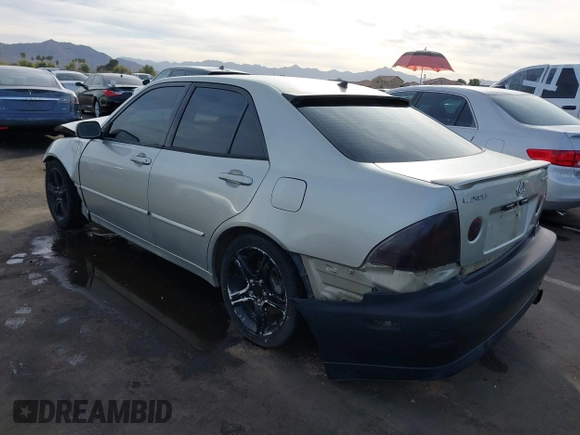 2003 Lexus IS 300/350 with VIN JTHBD192130080676, listed as a IAAI auction lot 41411701 with 332,862 mi miles and . Bid and sale history available at DreamBid. Image 3.