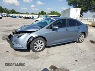 2021 Toyota Corolla LE with VIN 5YFEPMAE8MP236376, listed as a Copart auction lot 51370705 with 43,029 mi miles and Salvage Title. Bid and sale history available at carsss.com. Image 1.