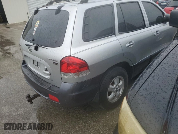 2005 Hyundai Santa Fe GLS with VIN KM8SC13E35U005623, listed as a Copart auction lot 75019464 with 0 mi miles and Salvage Title. Bid and sale history available at carsss.com. Image 3.