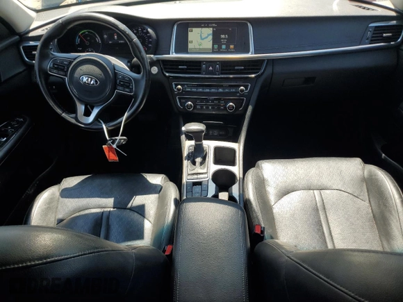 2017 Kia Optima Hybrid EX with VIN KNAGU4LE7H5013468, listed as a Copart auction lot 61204264 with 97,094 mi miles and Salvage Title. Bid and sale history available at carsss.com. Image 8.