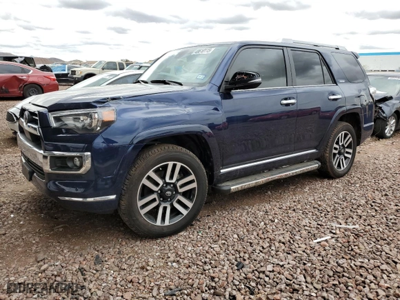 2023 Toyota 4Runner Limited with VIN JTEKU5JR5P6172812, listed as a Copart auction lot 48610115 with 14,677 mi miles and Salvage Title. Bid and sale history available at carsss.com. Image 1.