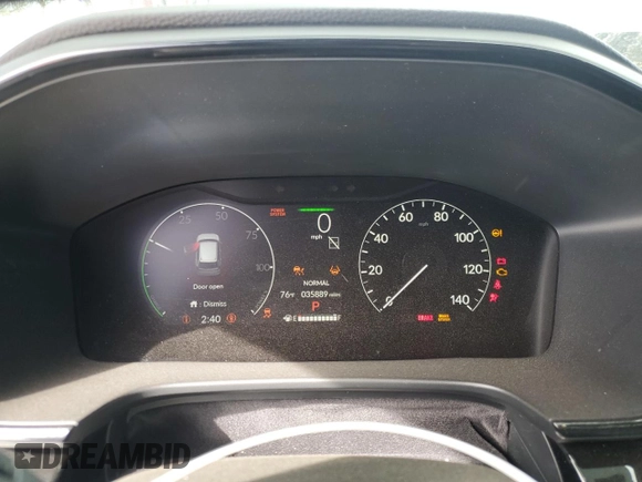 2023 Honda CR-V Sport Touring with VIN 7FARS6H92PE021620, listed as a Copart auction lot 49675365 with 35,889 mi miles and Salvage Title. Bid and sale history available at DreamBid. Image 9.