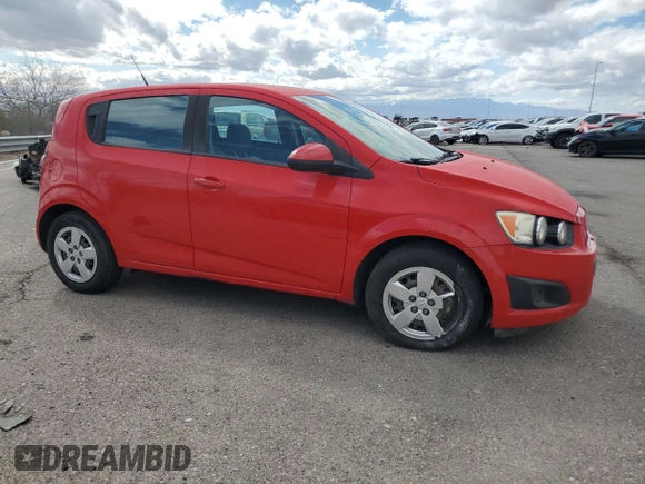 2013 Chevrolet Sonic LS with VIN 1G1JA6SH0D4206336, listed as a Copart auction lot 48973885 with 69,788 mi miles and Salvage title. Bid and sale history available at DreamBid. Image 4.