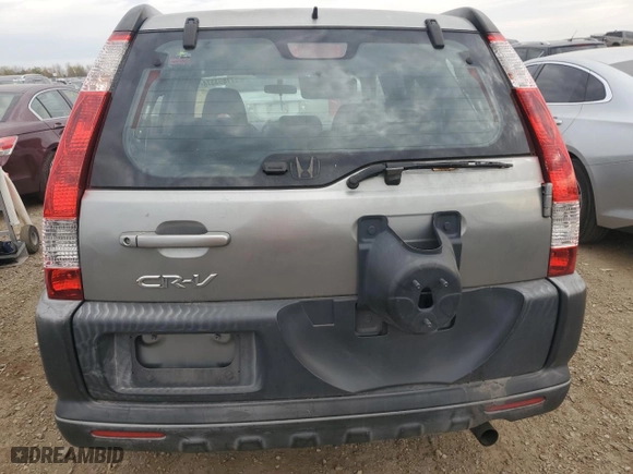 2006 Honda CR-V LX with VIN JHLRD68536C004648, listed as a Copart auction lot 77893374 with 0 mi miles and Salvage Title. Bid and sale history available at carsss.com. Image 6.