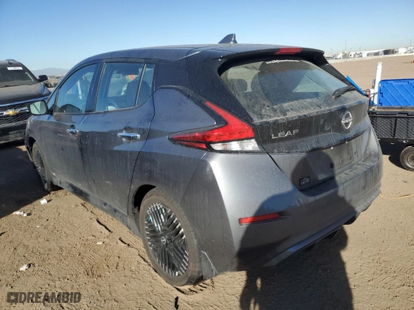 2024 Nissan LEAF SV PLUS with VIN 1N4CZ1CV1RC553595, listed as a Copart auction lot 88583525 with 2,256 mi miles and Salvage Title. Bid and sale history available at carsss.com. Image 2.
