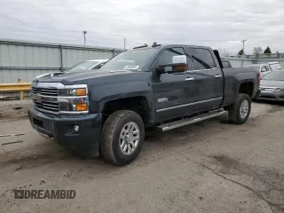 2017 Chevrolet Silverado 3500HD High Country with VIN 1GC4K1EYXHF234980, listed as a Copart auction lot 43928055 with 705,700 mi miles and Salvage Title. Bid and sale history available at DreamBid. Image 1.