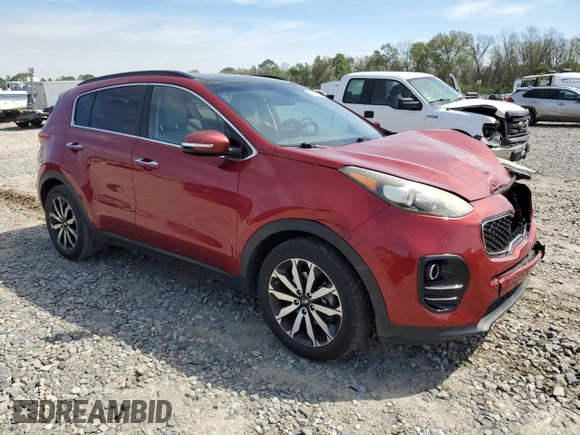 2018 Kia Sportage EX with VIN KNDPN3AC2J7397679, listed as a Copart auction lot 50773295 with 52,375 mi miles and Salvage Title. Bid and sale history available at DreamBid. Image 4.