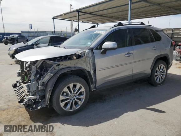 2020 Toyota RAV4 XLE Premium with VIN 2T3C1RFV9LC036563, listed as a Copart auction lot 50310165 with 79,738 mi miles and Salvage Title. Bid and sale history available at carsss.com. Image 1.