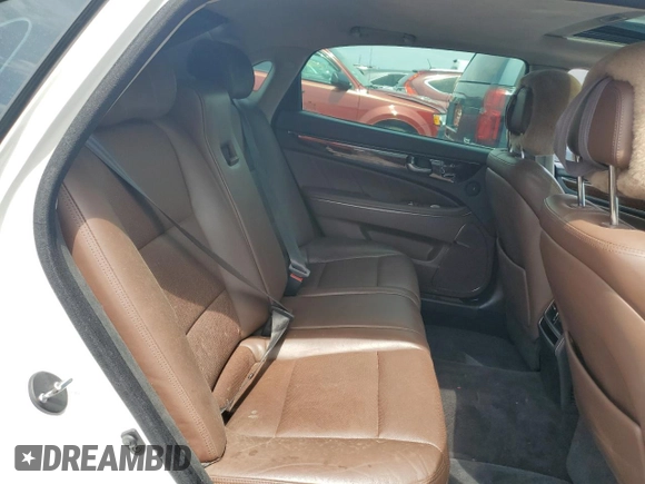 2014 Hyundai Equus Signature with VIN KMHGH4JH2EU074924, listed as a Copart auction lot 53826505 with 186,697 mi miles and Clean Title. Bid and sale history available at DreamBid. Image 10.