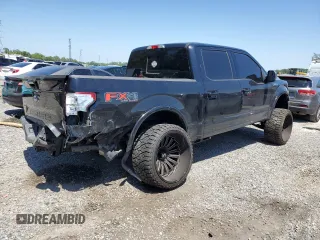 2018 Ford F-150 XL with VIN 1FTEW1EG3JKF99594, listed as a Copart auction lot 52247735 with 76,065 mi miles and Salvage Title. Bid and sale history available at carsss.com. Image 3.