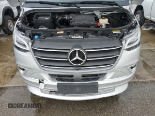 2024 Mercedes-Benz Sprinter with VIN W1X4EBVY0NP494288, listed as a Copart auction lot 74708304 with Not Provided miles and Salvage Title. Bid and sale history available at DreamBid. Image 12.