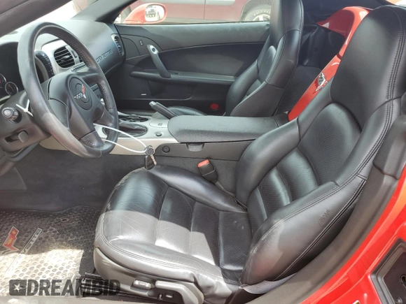 2005 Chevrolet Corvette with VIN 1G1YY34U055125061, listed as a Copart auction lot 55950055 with 46,458 mi miles and Salvage title. Bid and sale history available at DreamBid. Image 7.