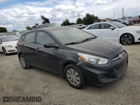 2015 Hyundai Accent GS with VIN KMHCT5AEXFU222568, listed as a Copart auction lot 54870675 with 118,914 mi miles and Clean Title. Bid and sale history available at carsss.com. Image 4.
