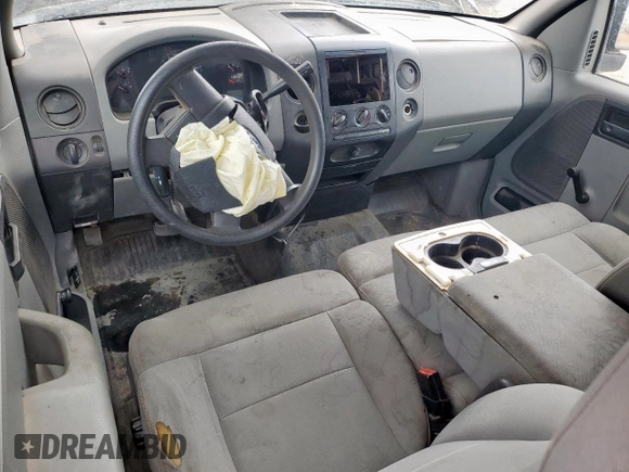 2005 Ford F-150 STX с VIN 1FTRX12W85NA19514, выставлен на аукционе Copart как лот 59146605 с пробегом Не указан миль и Списание • Salvage title. История ставок и продаж доступна на DreamBid. Изображение 8.