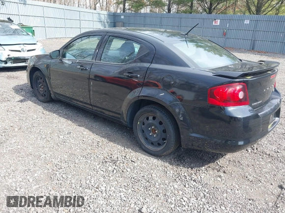 2011 Dodge Avenger Heat with VIN 1B3BD1FG2BN524118, listed as a IAAI auction lot 41829759 with 125,525 mi miles and . Bid and sale history available at DreamBid. Image 3.