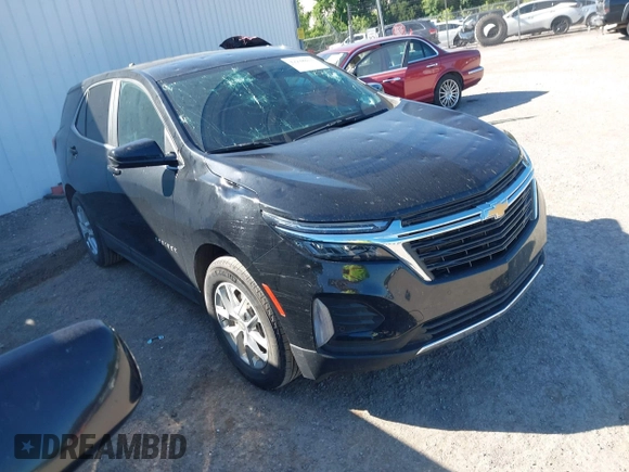 2022 Chevrolet Equinox LT with VIN 3GNAXKEV6NL244057, listed as a IAAI auction lot 42238411 with 46,038 mi miles and . Bid and sale history available at DreamBid. Image 1.