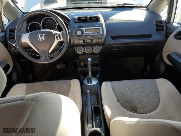 2007 Honda Fit Sport with VIN JHMGD38697S051734, listed as a Copart auction lot 49152495 with 88,209 mi miles and Salvage Title. Bid and sale history available at carsss.com. Image 8.