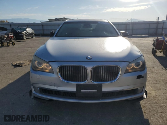 2009 BMW 7 Series 750Li with VIN WBAKB835X9CY57590, listed as a Copart auction lot 48168855 with 131,929 mi miles and Salvage title. Bid and sale history available at DreamBid. Image 5.
